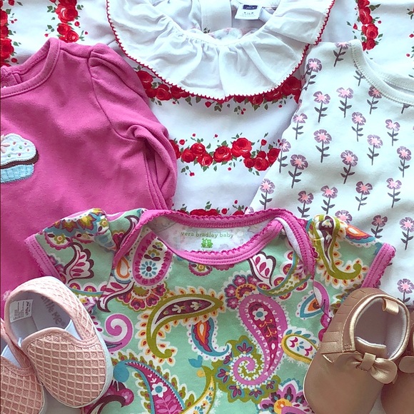 Other - 50 Piece Baby Girl Cute Layette Set - Nice Brands!